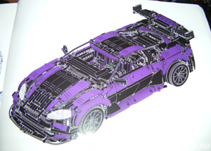 Lego komp. Technic Aston Martin Vantage GT3 3850db Sport Autó Lepin ÚJ - kép 8