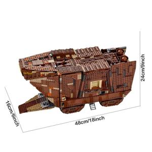 Lego komp. Star Wars 75059 Sandcrawler UCS 3296db Homokfutó Bányagép Jawa Lepin ÚJ - kép 3