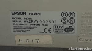 EPSON FX2170 leporelló mátrix nyomtató - kép 9