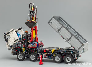 Lego komp. Technic 42043 Mercedes Arocs 2793db kamion teherautó + motor Lepin ÚJ - kép 4