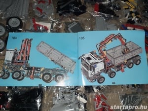 Lego komp. Technic 42043 Mercedes Arocs 2793db kamion teherautó + motor Lepin ÚJ - kép 9