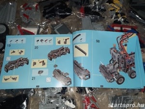 Lego komp. Technic 42043 Mercedes Arocs 2793db kamion teherautó + motor Lepin ÚJ - kép 10