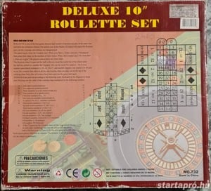 Deluxe 10  Roulette Szett használt.  - kép 2