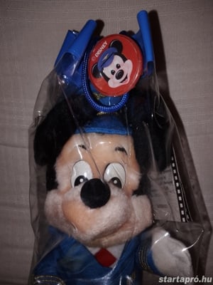 Disney Plane Crazy Mickey Mouse plüss Pilóta Mickey Egér bontatlan - kép 2