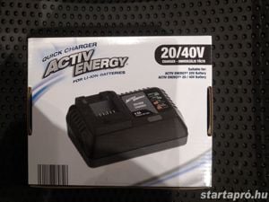 Ferrex Activ Energy Aldi 20 V 40 V lithium-ion akkumulátortöltő akkutöltő akku töltő 3 év garancia - kép 8