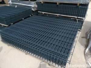 Táblás kerítés panel, gabion kerítés elem, 3D kerítéspanel, horganyzott drótfonat készletről!