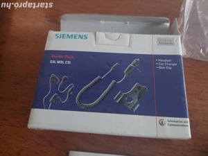 Retro Siemens autós tartó,töltő,fülhallgató ,dobozzal,papirral(S35,M35,C35) - kép 4