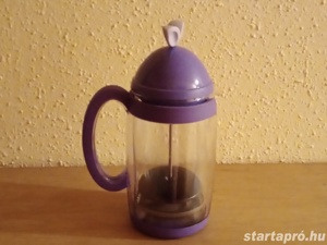 Tupperware Cafetiere French Press dugattyús kávéfőző Űrtartalma 1 liter. törökkávét lehet vele készí