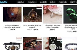 Eladó ékszer webáruház, webshop árukészlete - kép 2