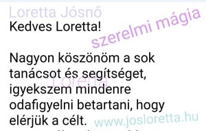 Szerelmi kötés, szerelmi mágia, jóslás online cigánykártyából profi jósnőtől! Loretta Jósnő - kép 12