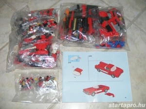 Lego komp. Creator Icons 10321 piros Chevrolet Corvette 1210db Lepin ÚJ - kép 9