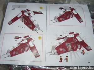 Lego komp. Star Wars 75354 Coruscant Gunship hadihajó 1083db Lepin ÚJ - kép 9