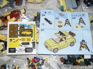 Lego komp. Creator Icons 10271 Fiat 500 autó Lepin ÚJ - kép 6