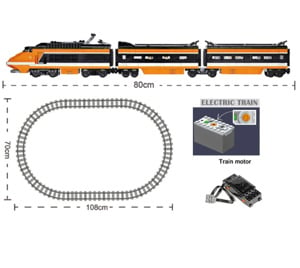 Lego komp. Creator Expert 10233 Horizon Express vonat Lepin + MOTOR + SÍN ÚJ - kép 3