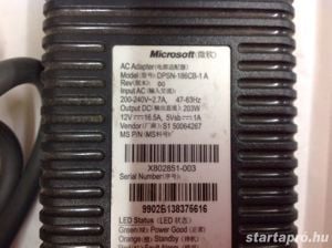 Microsoft Xbox 360 adapter 12V 16,5A 203W DPSN-186EB-1A, használt, működőképes állapotban - kép 3