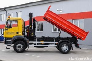 MAN TGM 18.280 - 4X4 Billenőplatós - Darugémes teherautó EURO 4 - kép 6