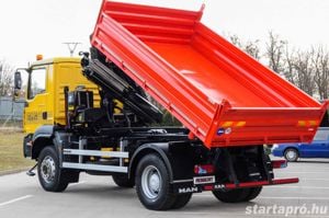 MAN TGM 18.280 - 4X4 Billenőplatós - Darugémes teherautó EURO 4 - kép 7