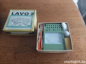 LAVO 2 retro műszer - LAVO 2 multiméter - gyűjteményi , eredeti leírás - hibátlan - 1974 - kép 1