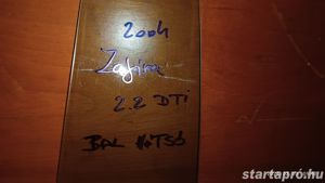 Opel Zafira 1999-2004 bal hátsó ajtó üveg - kép 2