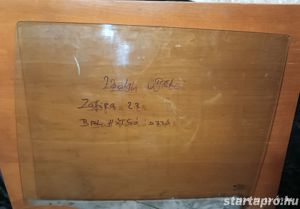 Opel Zafira 1999-2004 bal hátsó ajtó üveg - kép 5