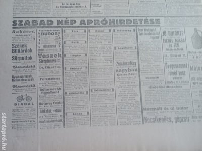 Szabad Nép 1947. április 15 hagyatékból 3000ft óbuda Szabad Nép 1947. április 15, használt, a képeke - kép 3