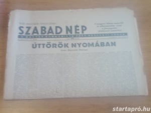 Szabad Nép 1948. május 16  hagyatékból 3000ft óbuda a képeken látható állapotban személyesen óbudán 