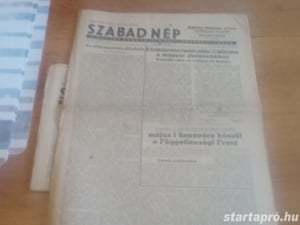 Szabad Nép 1948. április 25  hagyatékból 3000ft óbuda a képeken látható állapotban személyesen óbudá - kép 4