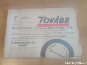 Tovább (újság) 1947. május 30 hagyatékból 3000ft óbuda a képeken látható állapotban személyesen óbud - kép 1