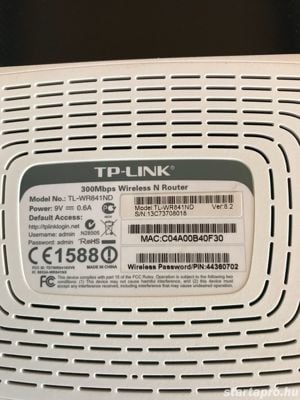 TP-LINK vezetéknélküli ROUTER  - kép 2