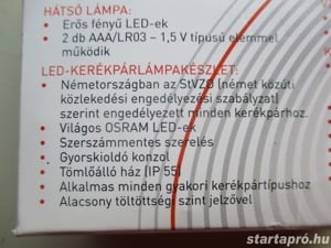 LED-es kerékpár lámpa szett eladó! - kép 12