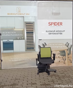 Steelcase Strafor irodai forgószék, gurulós szék, zöld színű- használt - kép 3