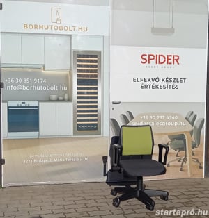 Steelcase Strafor irodai forgószék, gurulós szék, zöld színű- használt - kép 5