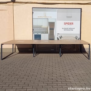 Steelcase íróasztal sziget, munkaállomás - 6 fős, tölgy - használt