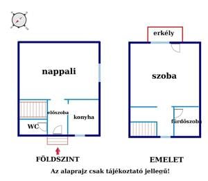 Csomádon, PANEL áráért összközműves, belső kétszintes, bővithető kertes ház!!! - kép 2