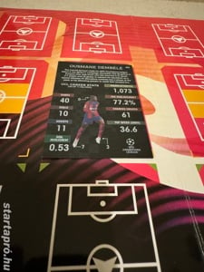  494 Ousmane Dembélé Black Edge Edition focis kártya (FC Barcelona) MATCH ATTAX BL 2023-24  - kép 3