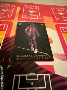  494 Ousmane Dembélé Black Edge Edition focis kártya (FC Barcelona) MATCH ATTAX BL 2023-24  - kép 2