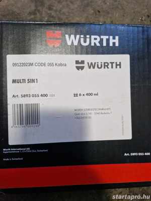 Würth Cobra multi karbantartó olaj, 400ml - kép 2