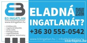 B3 INGATLAN | Ingatlanközvetítő iroda - Velencei-tónál