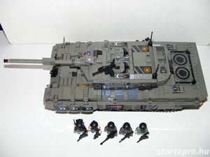 Lego Modern hadviselés Német Leopard 2 Tank 38x16x14 cm 1800db ÚJ - kép 3