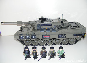 Lego Modern hadviselés Német Leopard 2 Tank 38x16x14 cm 1800db ÚJ - kép 1