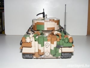 Lego 2. Világháborús német Tigris Tiger-I tank 17x34x16cm 2280db + 6 katona  ÚJ - kép 12