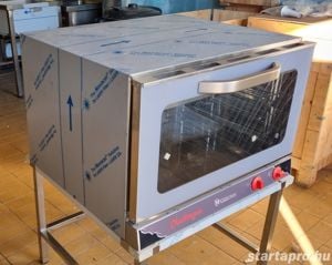 Új inox challenger 4 tálcás kombi sütő, gn 1 1 vagy 600x400 sütőlemezzel - kép 3