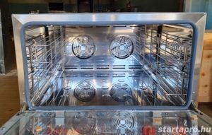 Új inox challenger 4 tálcás kombi sütő, gn 1 1 vagy 600x400 sütőlemezzel - kép 2