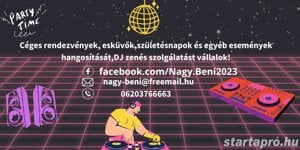 Esküvők. Céges és magán rendezvények, hangosítása Dj zene szolgáltatás!