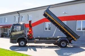 Mercedes Benz ATEGO 1224 BlueTec5 - Billenőplatós - Darugémes teherautó EURO 5 - kép 5