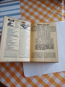 Élet és Tudomány 1972 évi I. (első félév) egybefűzött keménykötésú példánya  10000ft óbuda posta kiz - kép 3