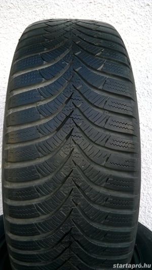 Eladó 4db 15-ös 5x120-as BMW lemezfelni 195 65r15 Hankook téli gumival - kép 4