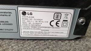 LG DVX522H DVD lejátszó eladó, hibás - kép 7