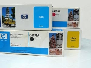 Hp C4192A toner kék ; 4192; C4192A; eredeti cyan nyomtató toner = 9.999.-Ft - kép 3