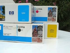 Hp C4192A toner kék ; 4192; C4192A; eredeti cyan nyomtató toner = 9.999.-Ft - kép 4